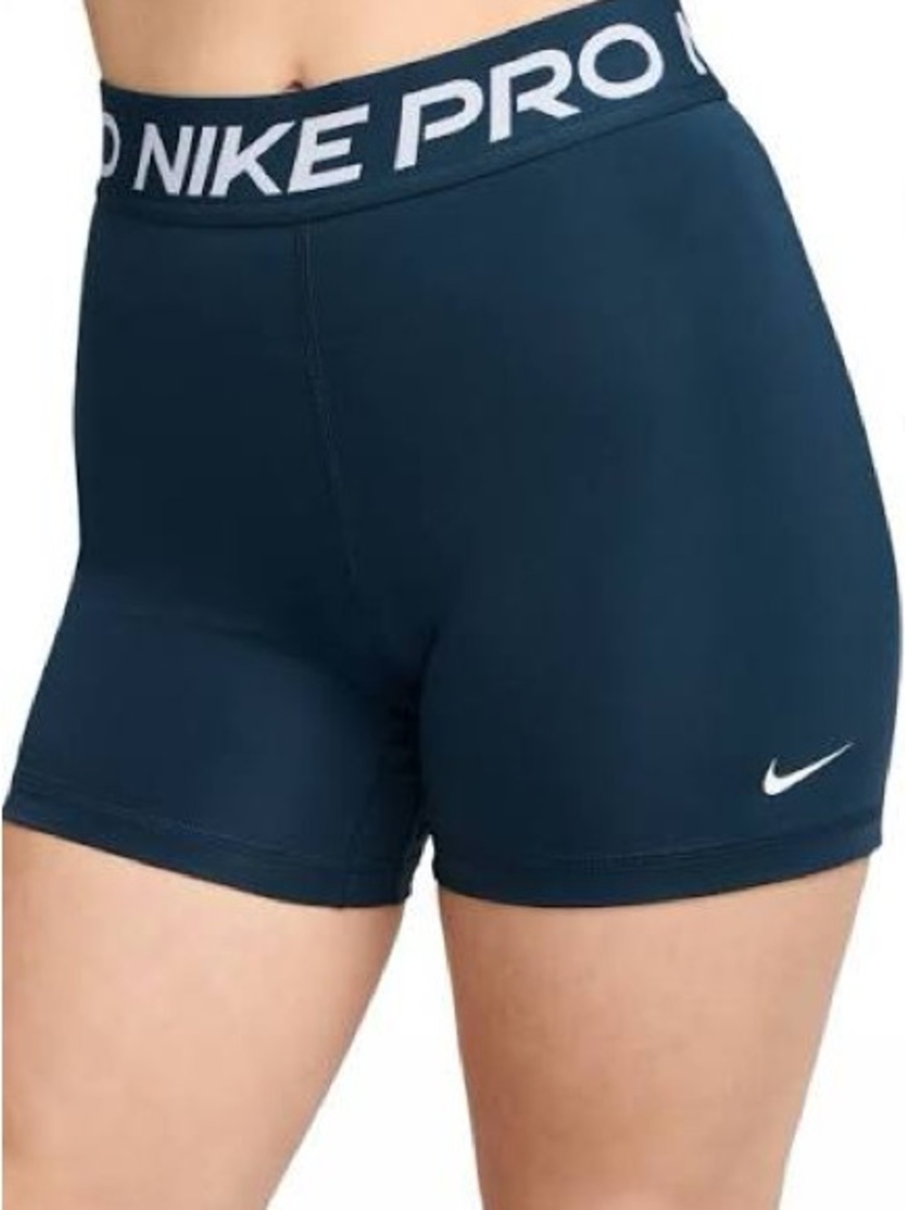 Nike Women's Navy Pro Compression Bike Shorts